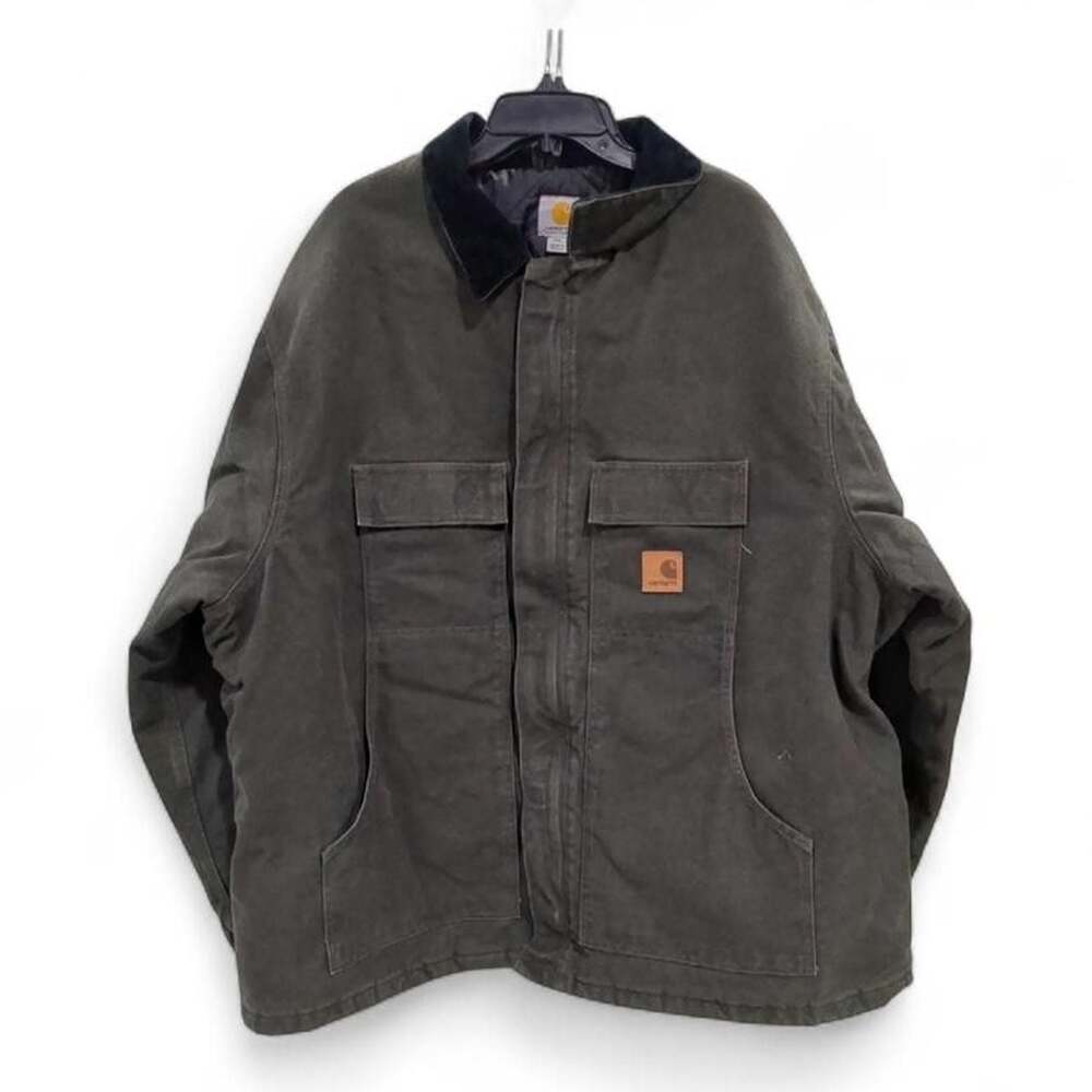 Vintage Carhartt C26 MOS Sandstone Traditional Coat 3XL